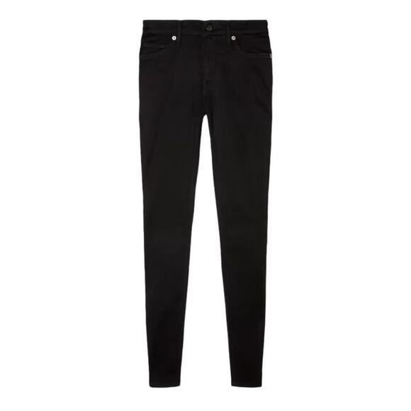 NWT Everlane The Mid-Rise Skinny Stretch Jean in Black, Size 28 - Picture 4 of 6